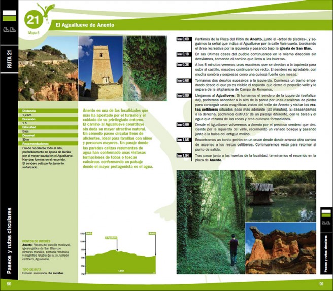 Topoguía y fichas digitales de paseos y excursiones por el Campo de Daroc