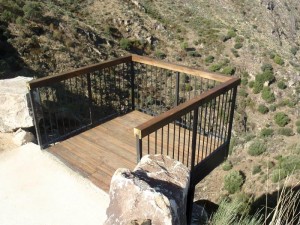 Mirador accesible del Cachón de Camaces, en las Arribes del Duero