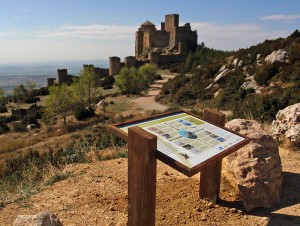 Señalización turística de ornitología en la Comarca de la Hoya de Huesca