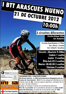 Cartel prueba BTT Arascues