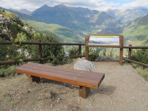  Vista norte del mirador